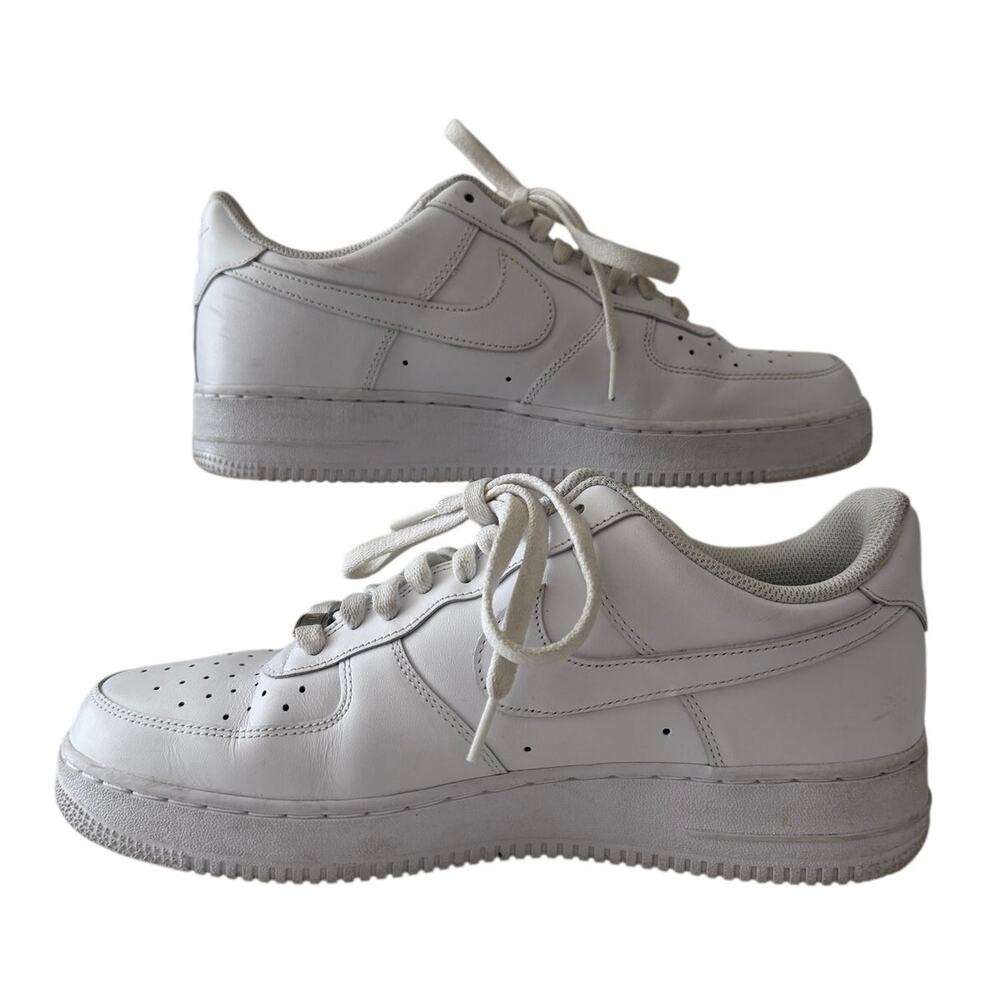Nike Air Force 1 Low Top AF1 2023 Mens Sz 10.5 White Sports Classic Sneakers